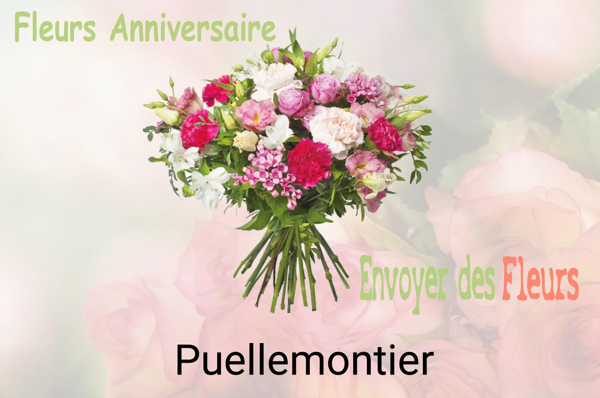 Bouquet de fleurs d’anniversaire livré à Puellemontier