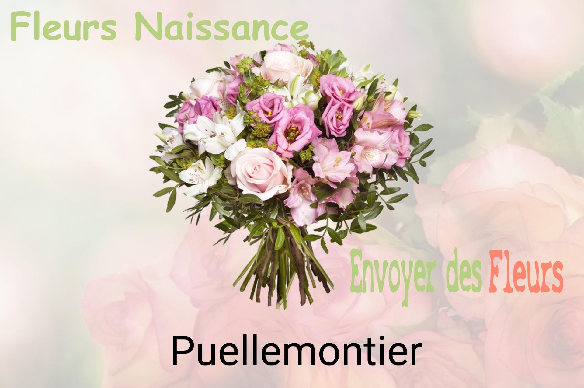 Bouquet de fleurs de naissance livré à Puellemontier